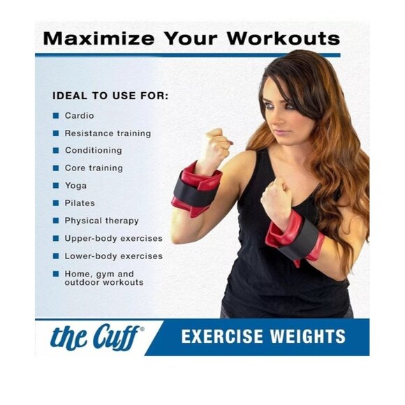 The Cuff Original Adjustable Ankle and Wrist Weight for Workouts (set Of 2)(B-1) - Picture 5 of 10